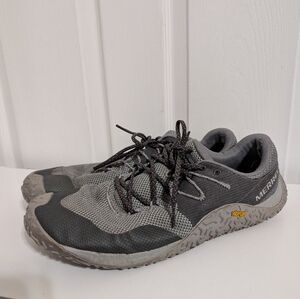 Merrell Trail Glove 7 Shoe Mens 14 Gray Lightweight Barefoot Sneaker Vibram